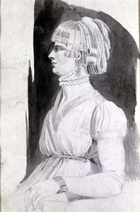 Estudio de una mujer de Johann Heinrich Füssli