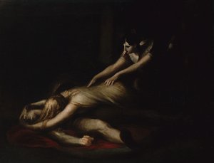 El dolor de Kriemhild de Johann Heinrich Füssli