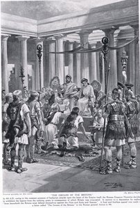 Los gemidos de los britanos, ilustración de 