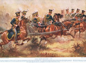 La Real Artillería a Caballo, c.1910 de Henry A. Payne