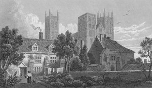 Catedral de Canterbury, Kent, c. 1831