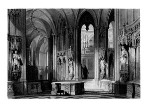 Mausoleo de la familia Orleans, Capilla de Dreux, Francia, 1875 de Henry Adlard
