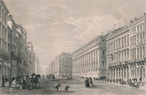 Rue du Chapeau Rouge, Burdeos, mediados del siglo XIX de Henry Adlard