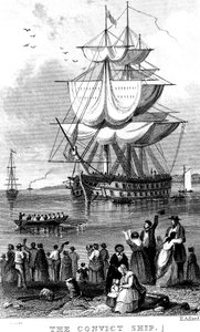 El barco de convictos de Henry Adlard