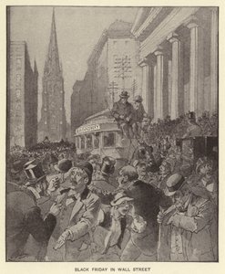 Viernes Negro en Wall Street de Henry Alexander (after) Ogden