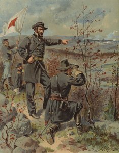 General Sherman en la Montaña Kenesaw, Georgia, Guerra Civil Americana, 4 de octubre de 1864 de Henry Alexander (after) Ogden