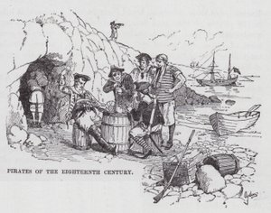 Piratas del Siglo XVIII (grabado)