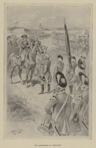 La rendición en Yorktown (litografía)