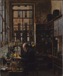 Henry Alexander en el laboratorio de Henry Alexander