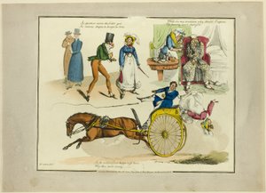 Placa de ilustraciones a canciones populares de Henry Alken