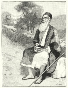 Un mendigo ciego cerca de Jerusalén de Henry Andrew Harper