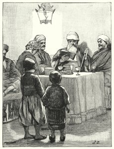 Una pascua moderna de judíos de Henry Andrew Harper