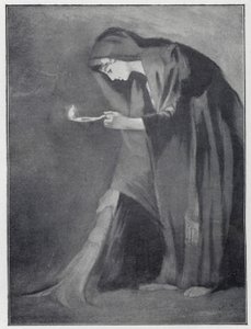 Una mujer oriental buscando una moneda perdida de Henry Andrew Harper