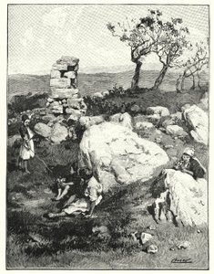 Un antiguo hito en el Líbano de Henry Andrew Harper