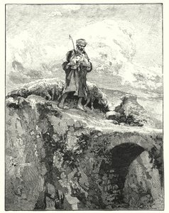 Puente sin parapeto sobre el Jordán de Henry Andrew Harper