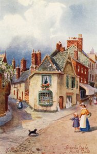 North Gate, Barnstaple (litografía en color) de Henry B. (after) Wimbush