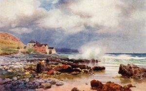 The Beach, Westward Ho! (litografía en color) de Henry B. (after) Wimbush