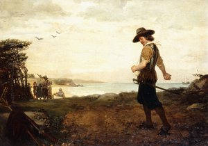 El entierro de Rose Standish, 1870 de Henry Bacon