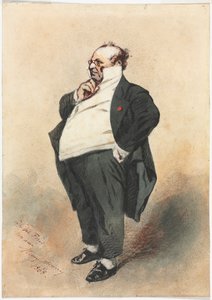 Joseph Prudhomme de pie, 1868