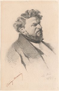 Retrato de un hombre de Henry Bonaventure Monnier
