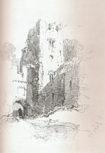 Castillo de Crookston, cerca de Paisley, 1840