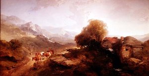 Paisaje galés de Henry Bright