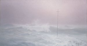 La Cruz en la Niebla, Bretaña de Henry Brokman Knudsen