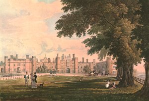 Palacio de Hampton Court, c. 1827 de Henry Bryan Ziegler
