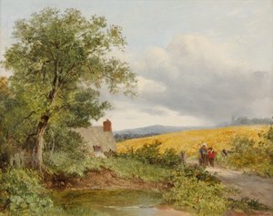 Cerca de Malvern, Worcestershire, 1873 de Henry Chaplin