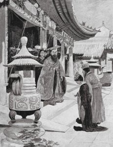 Un marqués y una marquesa del pueblo (litografía) de Henry Charles Seppings Wright