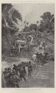 Final de la Guerra Hispanoamericana, la Batalla de San Juan, detenidos en una esquina fea de Henry Charles Seppings Wright