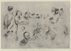 El Dr. Jameson y sus Oficiales en Bow Street, martes, 10 de marzo, el Sargento Drummond Hay bajo examen de Henry Charles Seppings Wright