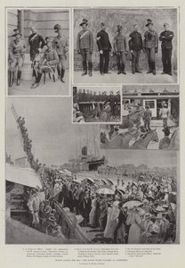 Manos a través del mar, lanceros de Nueva Gales del Sur en Aldershot de Henry Charles Seppings Wright