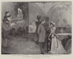 La Nueva Obra de Mr H V Esmond, The Wilderness, en el Teatro St James de Henry Charles Seppings Wright