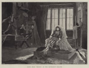 Escena de Trilby, en el Teatro Haymarket de Henry Charles Seppings Wright
