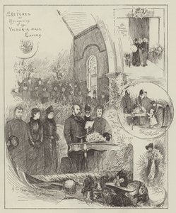 Bocetos en la inauguración del Victoria Hall, Ealing de Henry Charles Seppings Wright