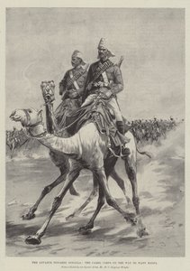 El avance hacia Dongola, el Cuerpo de Camellos en camino a Wady Halfa de Henry Charles Seppings Wright