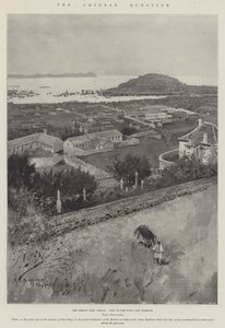 La Cuestión China, el Puerto del Tratado de Chefoo, Vista de la Ciudad y el Puerto de Henry Charles Seppings Wright