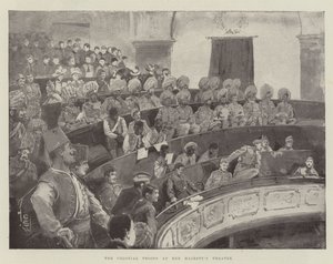 Las tropas coloniales en el Teatro de Su Majestad de Henry Charles Seppings Wright