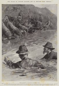 La fuga de los capitanes Haldane y Le Mesurier de Pretoria