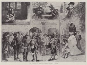 Los mosqueteros, en el Teatro de Su Majestad, Tableaux I, II y III de Henry Charles Seppings Wright