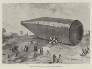 El Nuevo Globo Militar Alemán probado cerca de Berlín de Henry Charles Seppings Wright