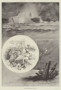 La reciente tormenta en Holyhead de Henry Charles Seppings Wright