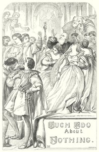 Mucho ruido y pocas nueces (grabado) de Henry Courtney (after) Selous