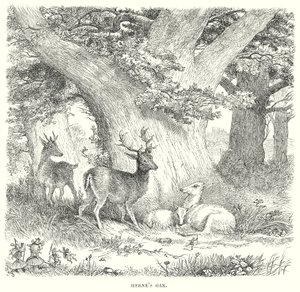 Las alegres comadres de Windsor (grabado) de Henry Courtney (after) Selous