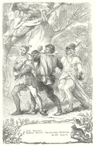 La Tempestad (grabado) de Henry Courtney (after) Selous