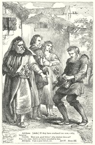 El cuento de invierno (grabado) de Henry Courtney (after) Selous