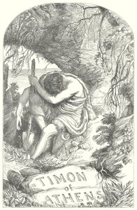 Timón de Atenas (grabado) de Henry Courtney (after) Selous