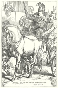 Troilo y Crésida (grabado) de Henry Courtney (after) Selous