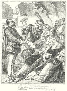 Noche de Reyes (grabado) de Henry Courtney (after) Selous